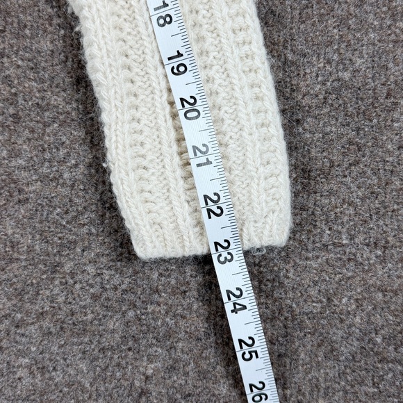 Vintage Ann Taylor Alpaca Blend Turtleneck Sweater Women’s S Cream Ivory Beige - Picture 6 of 10